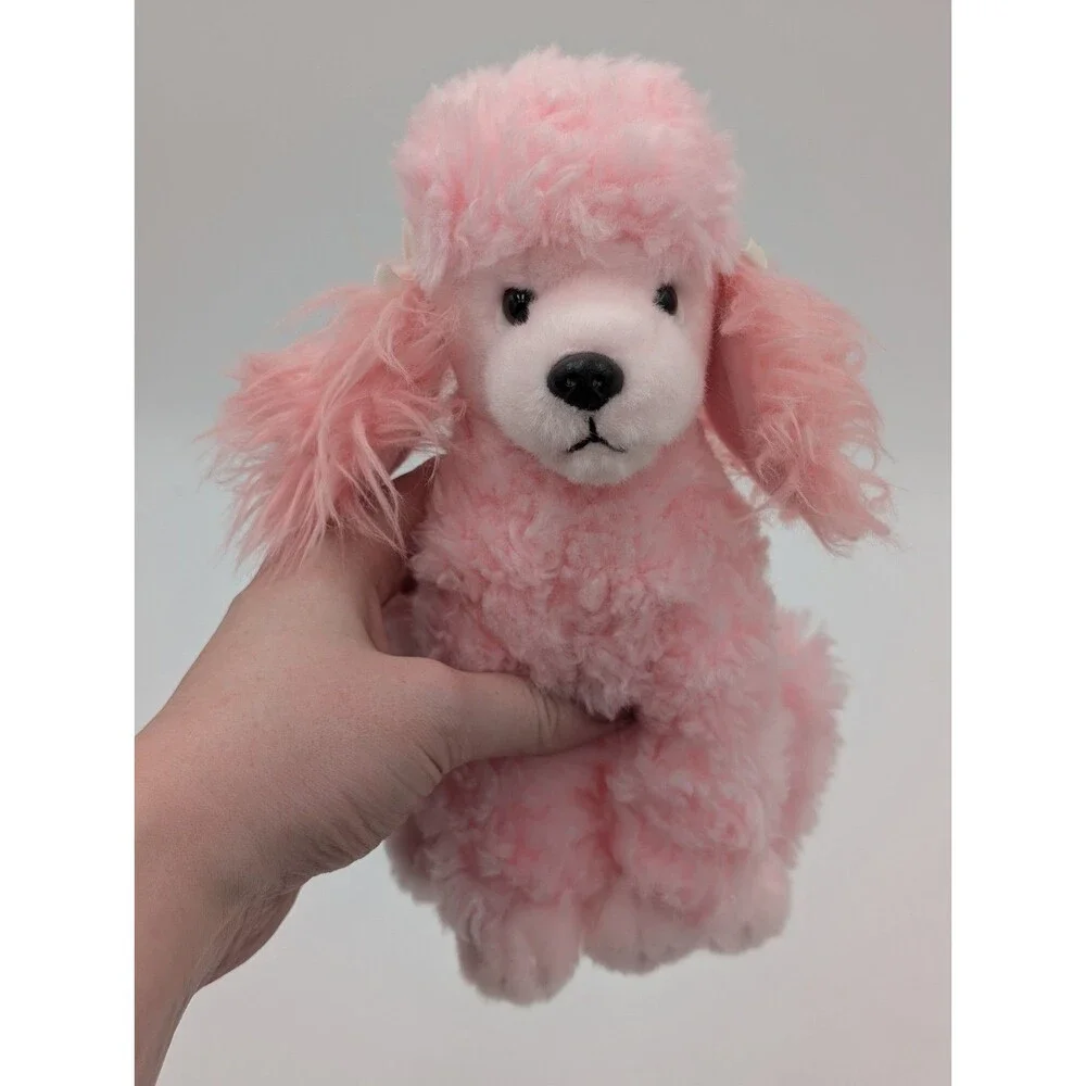 RUSS BERRIE & CO FIFI Pink Poodle Dog Plush 8